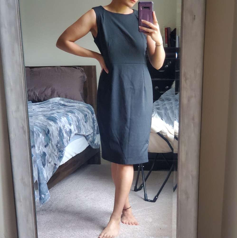 Van Heusen Black Formal Dress Size L